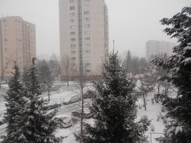 Konečne začalo snežiť už aj u nás :-) 2.12.2019